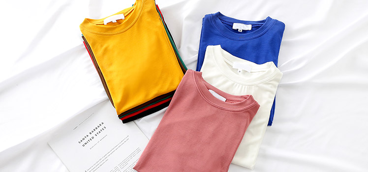 百色夏季T恤衫定做要选对材质